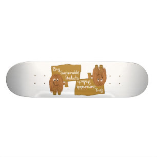 Skateboard Productos sostenibles de Brown