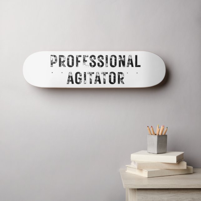 SKATEBOARD PROFESSIONAL AGITATOR  (Arte de pared (horz))