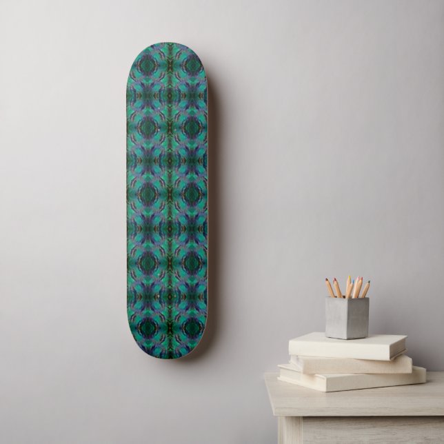 Skateboard Profundidad de joyas (Arte de la pared)