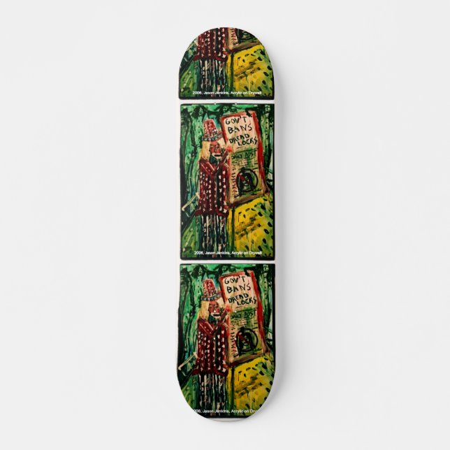SKATEBOARD PROHIBICIÓN DEL TERROR (Anverso )