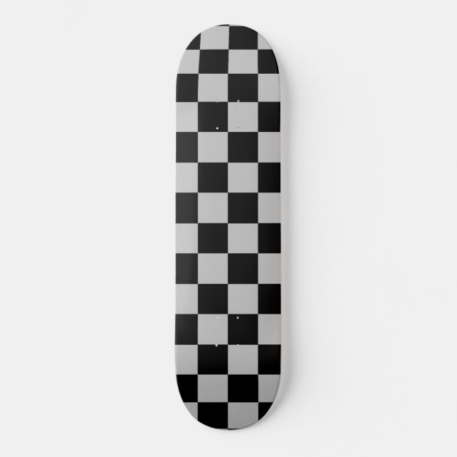 Skateboard Protegido negro y gris (Anverso)