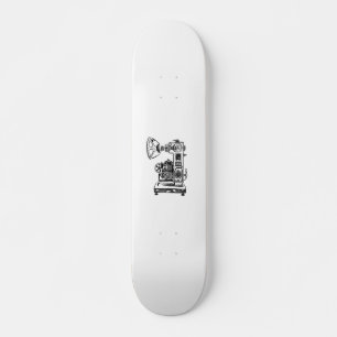 Skateboard proyector de películas de la casa de la abuela
