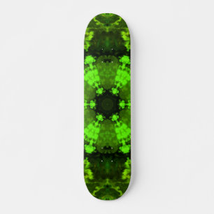 Skateboard Psicodelia Hippie Green