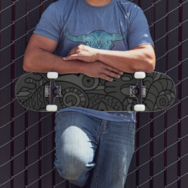 Skateboard Psychedelic Patterns