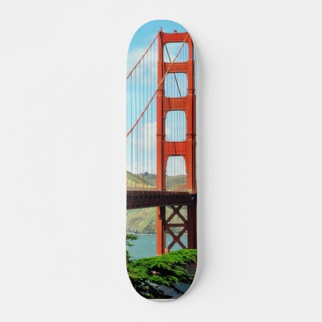 Skateboard Puente Golden Gate en San Francisco (Anverso )