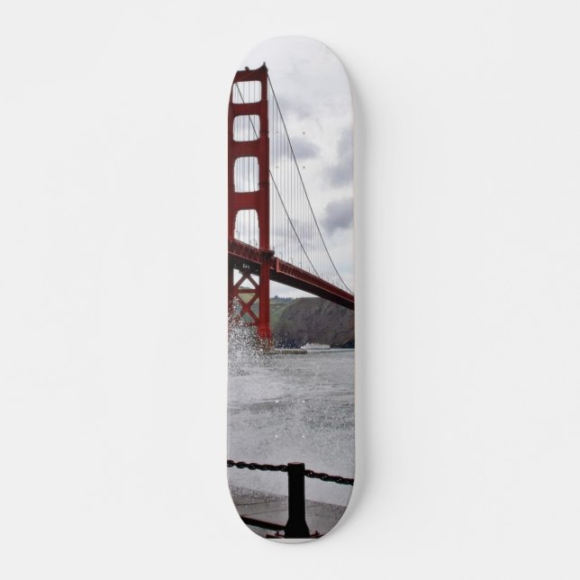 Skateboard Puente Golden Gate en San Francisco visto de (Anverso )