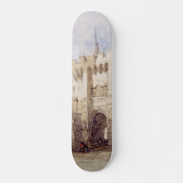 Skateboard Puerta Bargate en la ciudad de Southampton (Anverso )