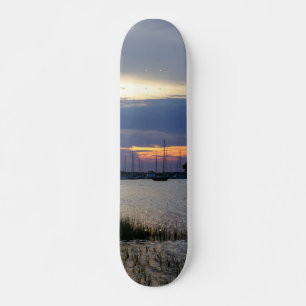 Skateboard Puesta de sol en Folly Harbor