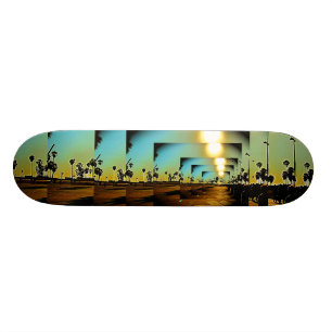 Skateboard Puesta del sol de CA de la playa de Venecia