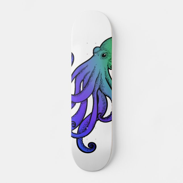 Skateboard Pulpo (Anverso)