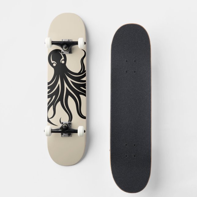 SKATEBOARD PULPO (Anverso)