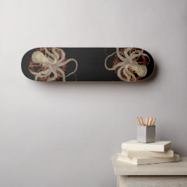 Skateboard Pulpo de vapor y engranaje de relojería rusto