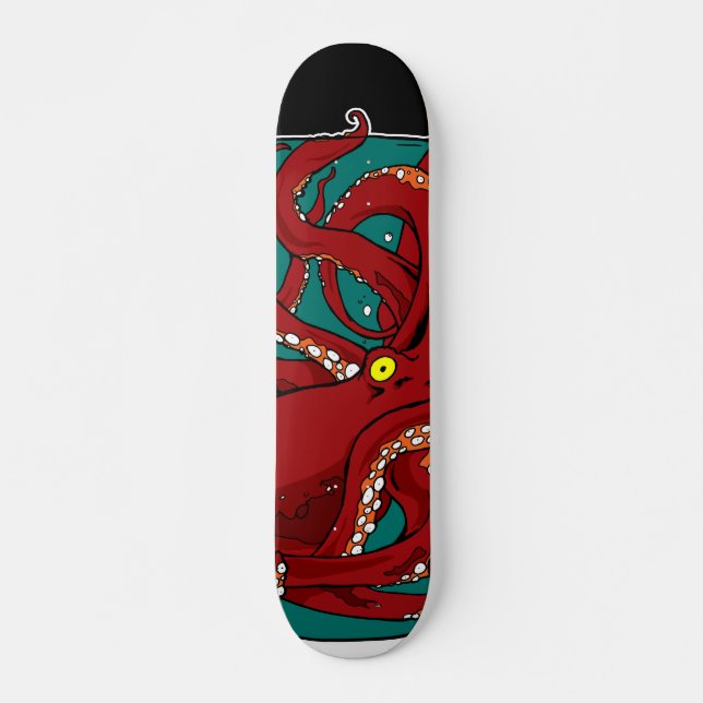 Skateboard Pulpo en un tarro (Anverso )