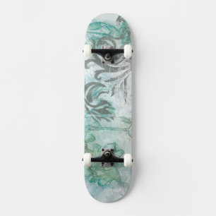 Skateboard Pulverizador de flores no embellecido III