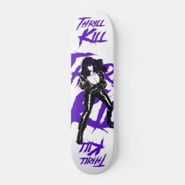 Skateboard Punk Horror Femme Underground Gráfico Asesino de E