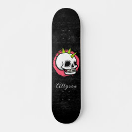 Skateboard Punk Rock Skull Trendy Niños góticos nombran a Div