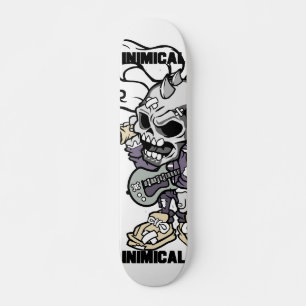 Skateboard Punker de cráneo inimético