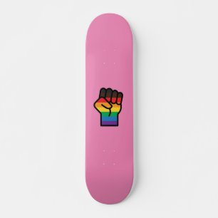 Skateboard Puño del orgullo gay