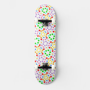 Skateboard Puntos Arcoíris
