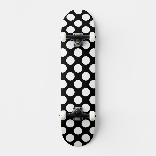 Skateboard Puntos de Polka (Anverso)