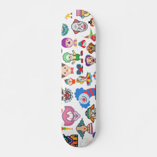 Skateboard Puntuación secundaria básica de payaso de diseñ