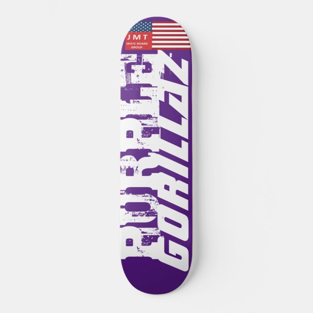 Skateboard PURPLE GORILLAZ Skate (Anverso)