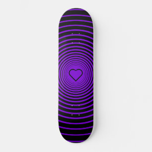 Skateboard Purple Love - Añade tus colores