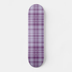 Skateboard Purple Plaid