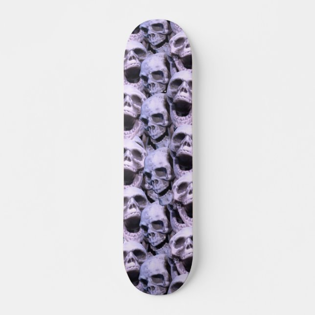 Skateboard Purple Skulls (Anverso )