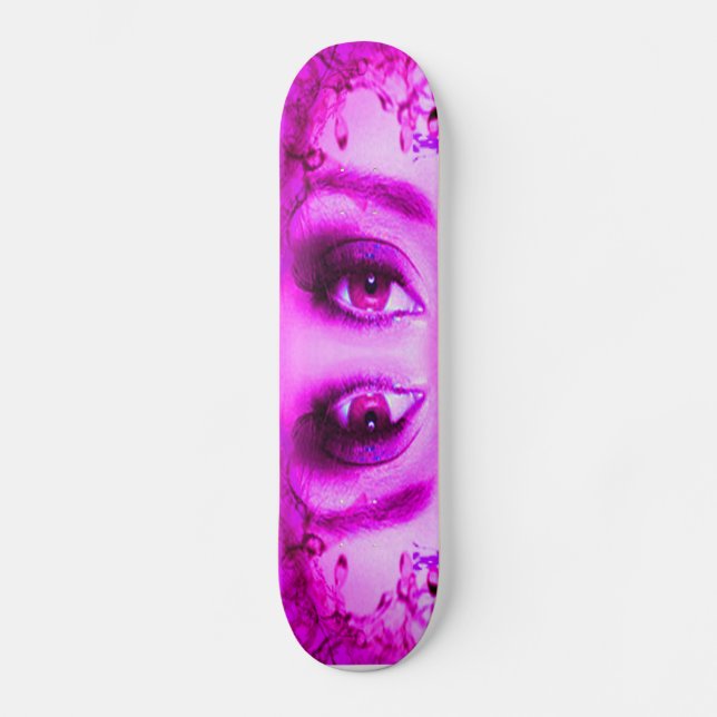 Skateboard Purple Vision (Anverso)