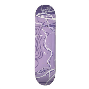 Skateboard Púrpura