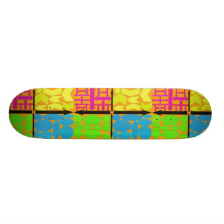 Skateboard Púrpura, amarillo, azul de Lite, verde lima,