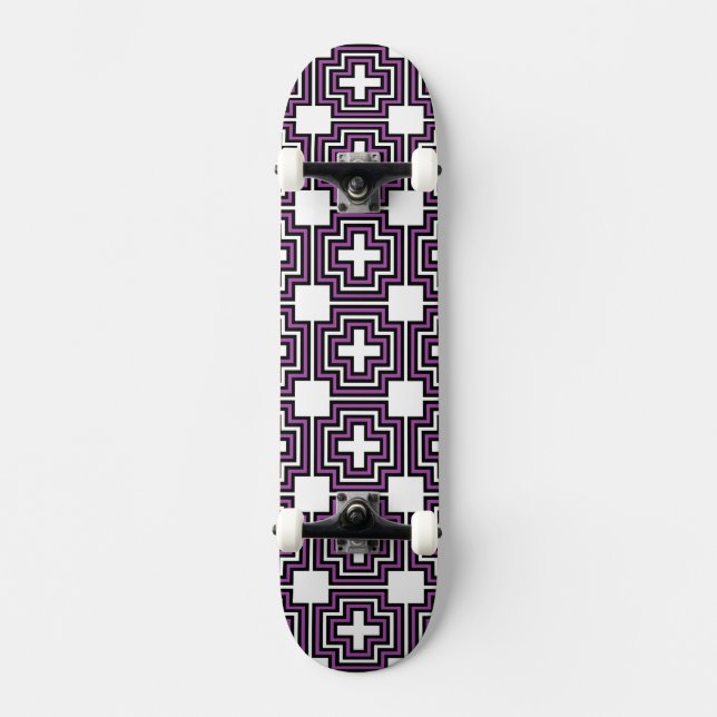 Skateboard Púrpura de C&S (Anverso)