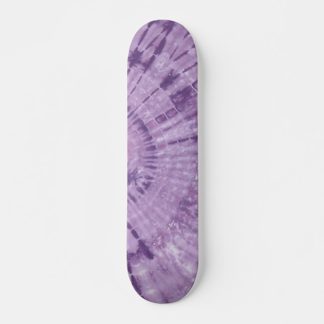Skateboard Púrpura Peace Tie Dye (Anverso )