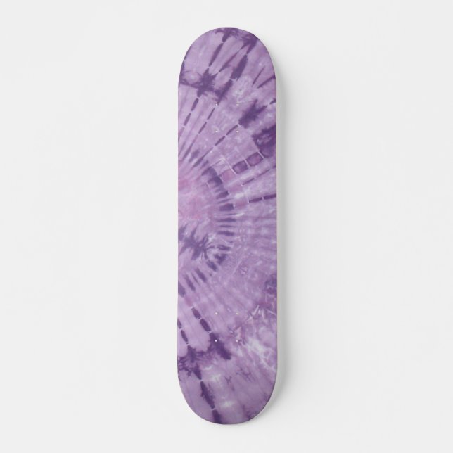 Skateboard Púrpura Peace Tie Dye (Anverso )