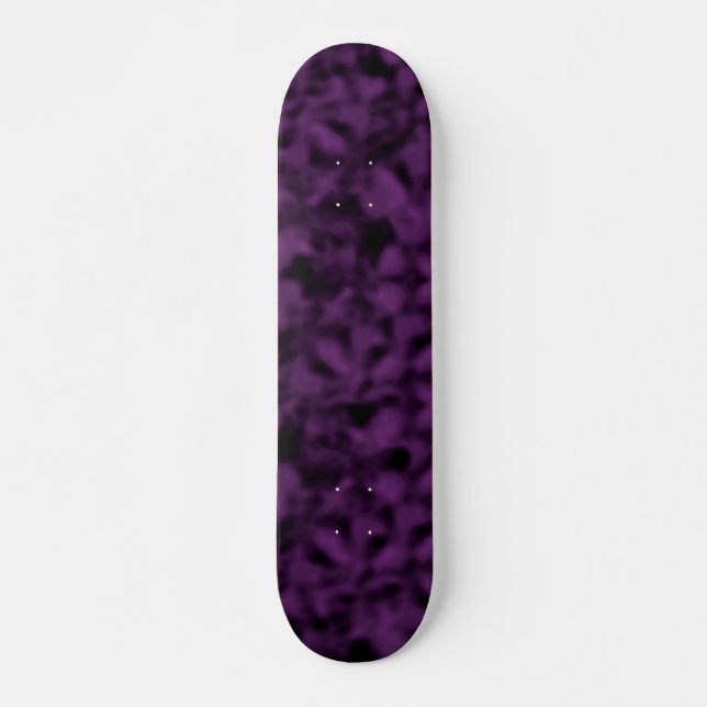 Skateboard Púrpura y negra Mottled (Anverso )