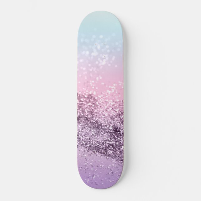 Skateboard Purpurina de Chicas sirenas #2 (Anverso)