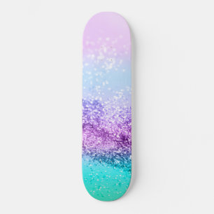 Skateboard Purpurina de Chicas unicornios #14 #brillante #dec