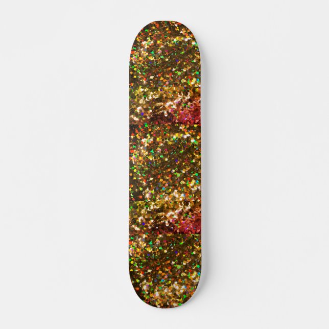 Skateboard Purpurina de golf Holo Glitz Plboard Skateboarding (Anverso )