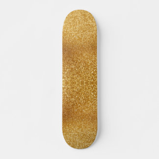 Skateboard Purpurina de oro