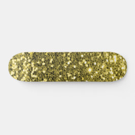 Skateboard Purpurina Gold