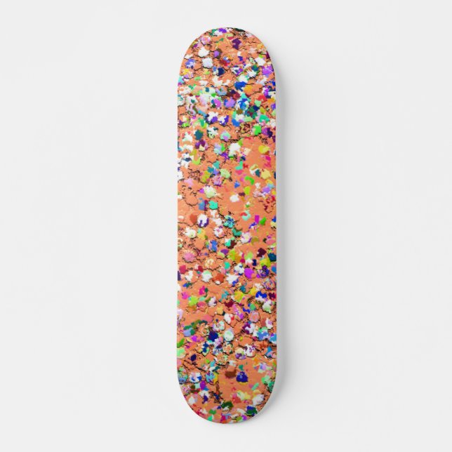 Skateboard Purpurina moderno #5 de la arena del mosaico (Anverso )