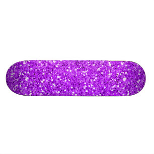 Skateboard Purpurina púrpura brillante del reflejo