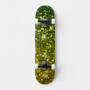 Skateboard Purpurinas del Oro Verde Oscuro