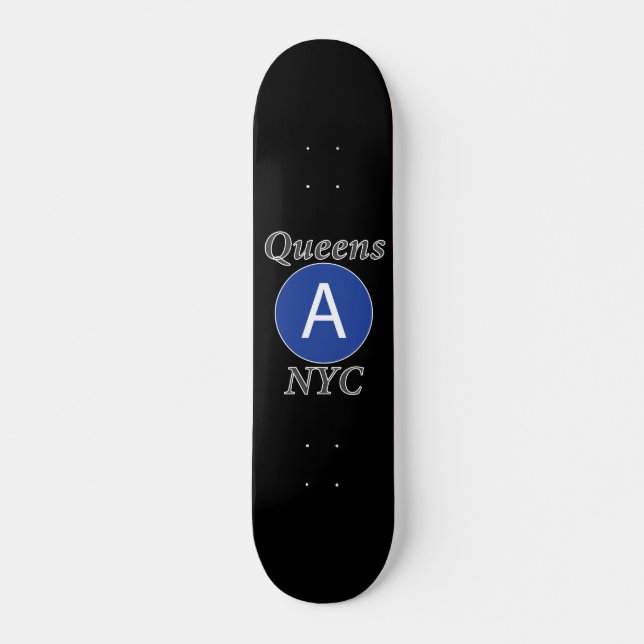 Skateboard Queens NYC A Train (Anverso )