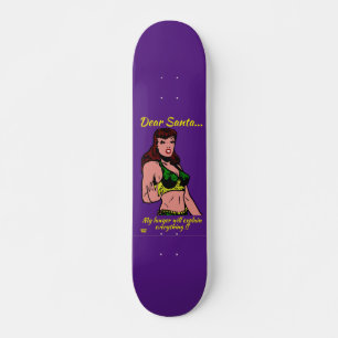 Skateboard QUERIDA SANTA. MI ABOGADO VA A... navidades divert