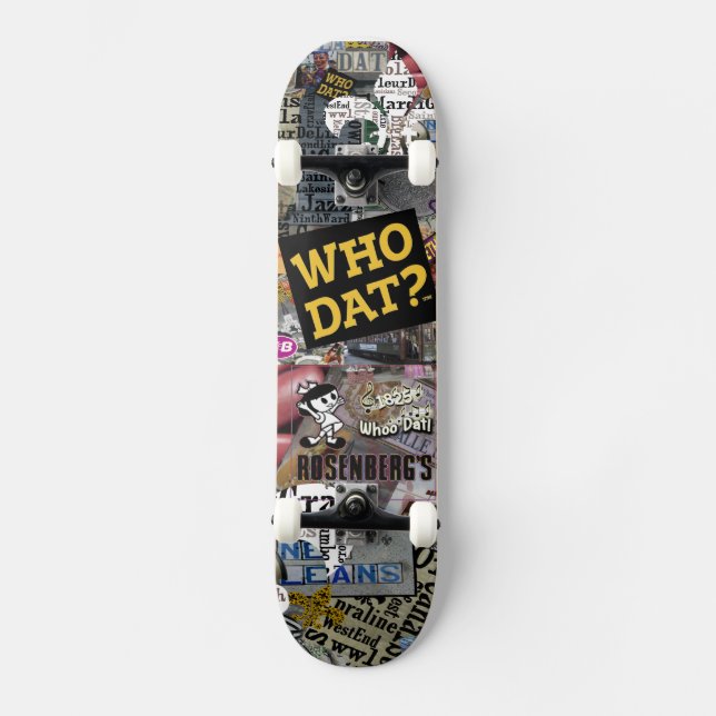 Skateboard Quién camisetas de Dat (Anverso)