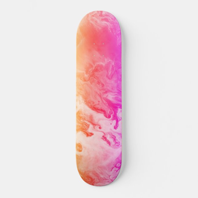 Skateboard Químico 6 Rosa (Anverso)