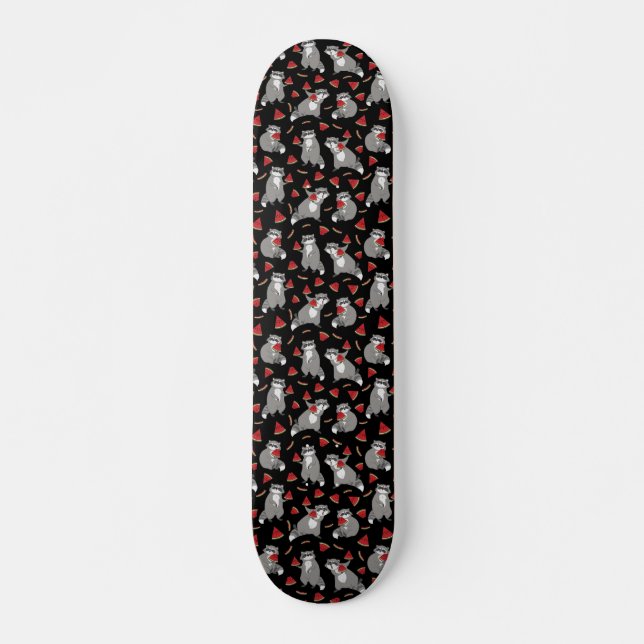 Skateboard Racón cutáneo con sandía (Anverso )