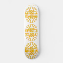 Skateboard RADIATE Be the Sunshine Vintage Retro Gold 2-Way